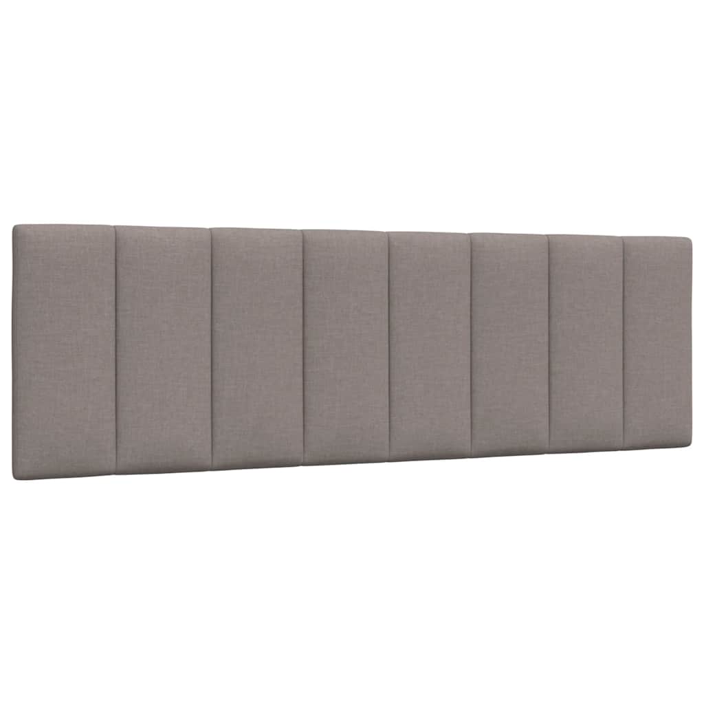 vidaXL Rama łóżka bez materaca, Hanko, taupe, 160x200 cm, obita tkaniną