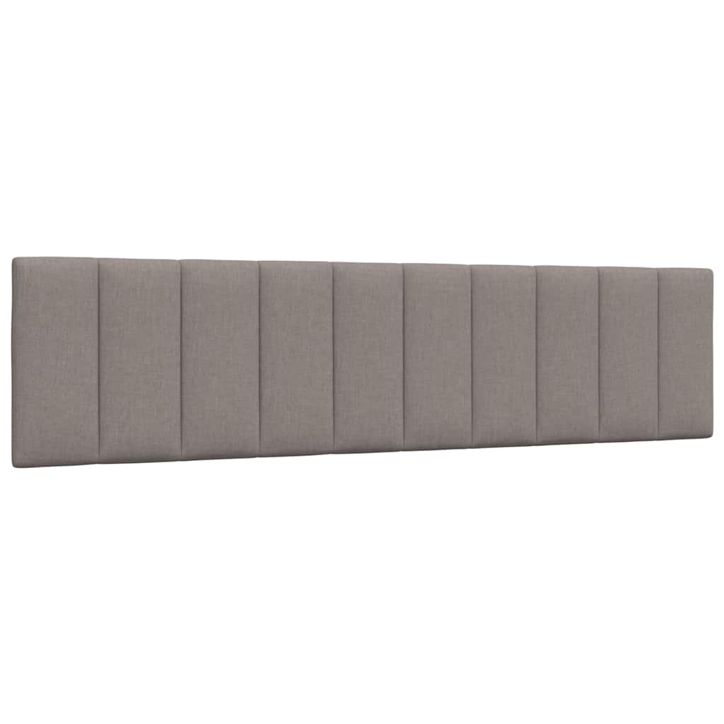 vidaXL Rama łóżka bez materaca, Hanko, taupe, 200x200 cm, obita tkaniną