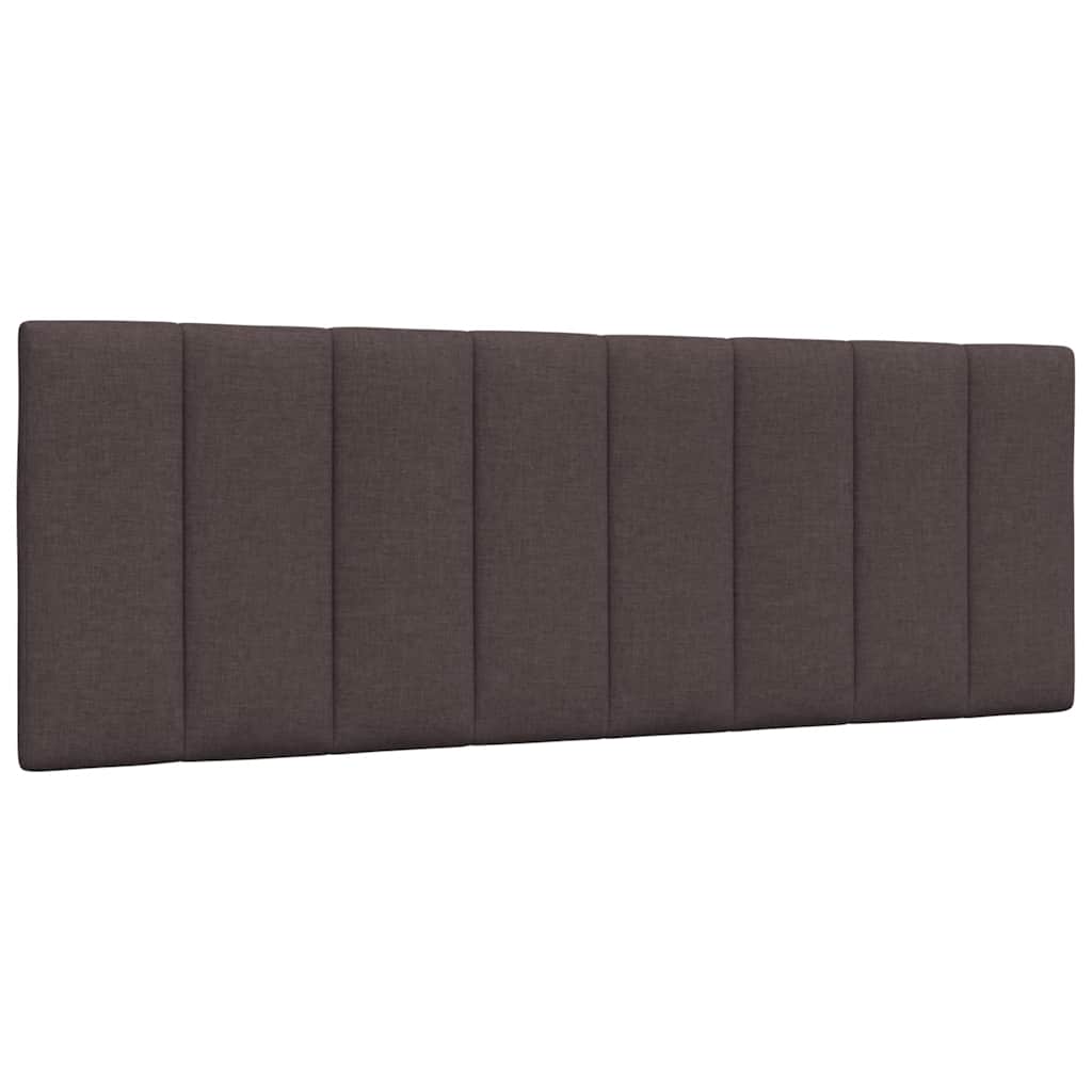 vidaXL Rama łóżka bez materaca, Hanko, ciemnobrązowa, 140x200 cm, tkanina