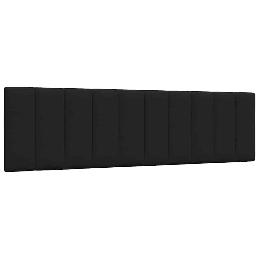vidaXL Rama łóżka bez materaca, Hanko, czarna, 180x200 cm, obita tkaniną