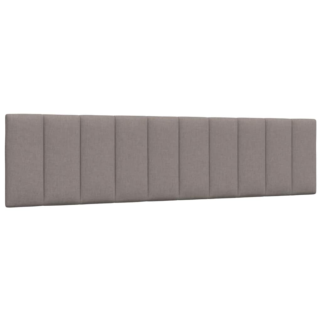 vidaXL Rama łóżka bez materaca, Hanko, taupe, 200x200 cm, obita tkaniną