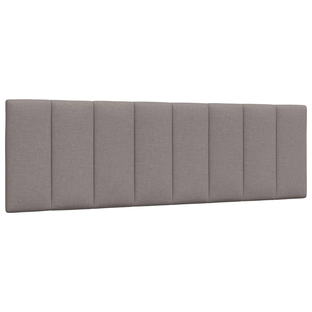 vidaXL Łóżko z materacem, Hanko, taupe, 160x200 cm, tkanina