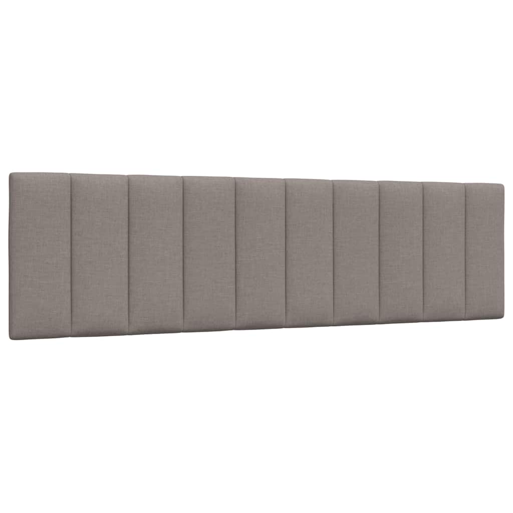 vidaXL Łóżko z materacem, Hanko, taupe, 180x200 cm, tkanina