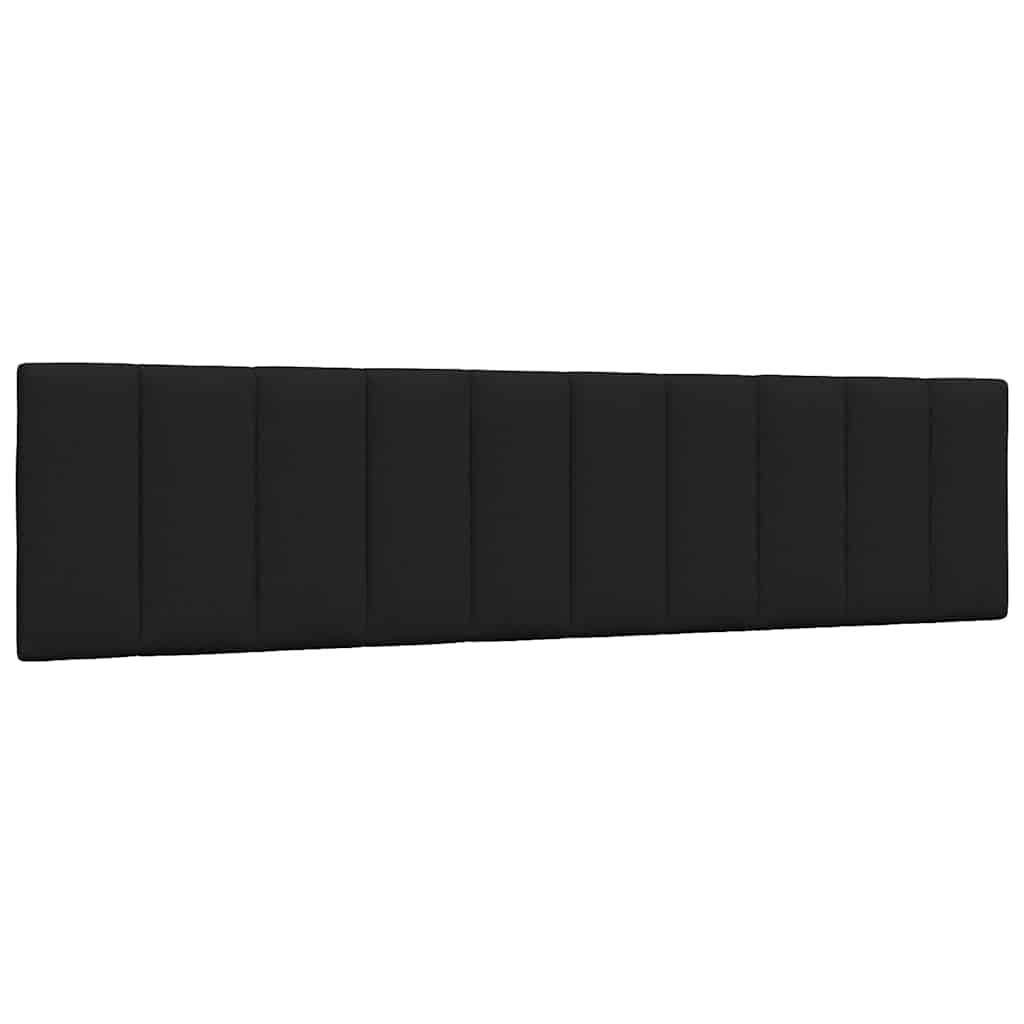vidaXL Łóżko z materacem, Hanko, czarne, 200x200 cm, obite tkaniną