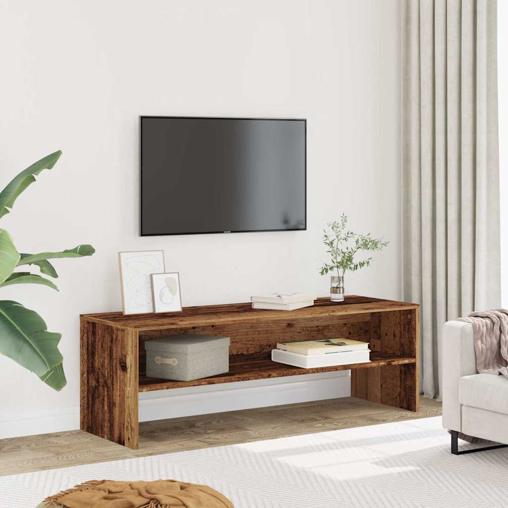 vidaXL Szafka pod TV, stare drewno, 120x40x40 cm