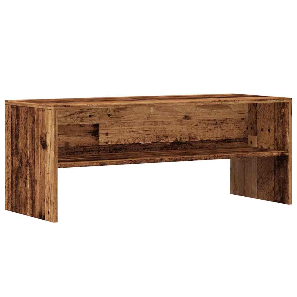 vidaXL Szafka pod telewizor, stare drewno, 100x40x40 cm