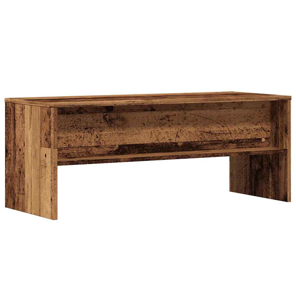 vidaXL Szafka pod telewizor, stare drewno, 100x40x40 cm