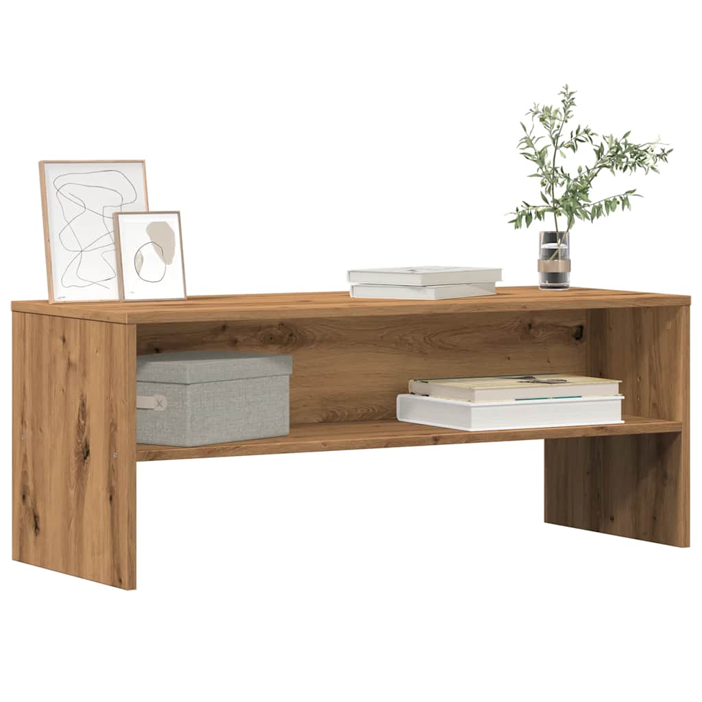 vidaXL Szafka TV, dąb artisan, 100x40x40 cm, materiał drewnopochodny
