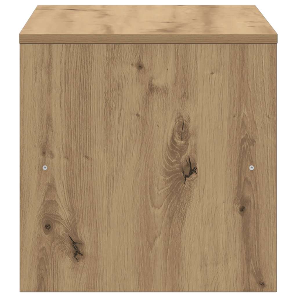 vidaXL Szafka TV, dąb artisan, 80x40x40 cm, materiał drewnopochodny