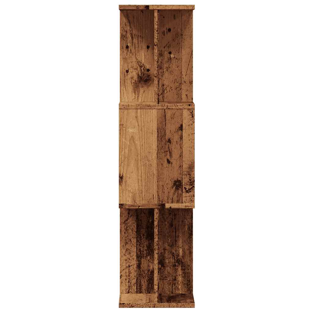 vidaXL Regał na książki, stare drewno, 80x24x96 cm