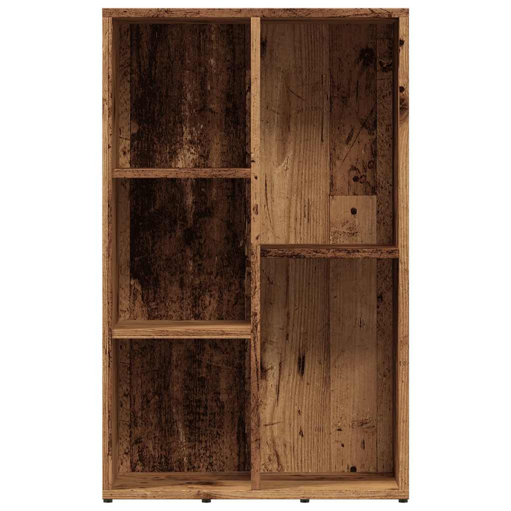 vidaXL Szafka na książki, stare drewno, 50x25x80 cm