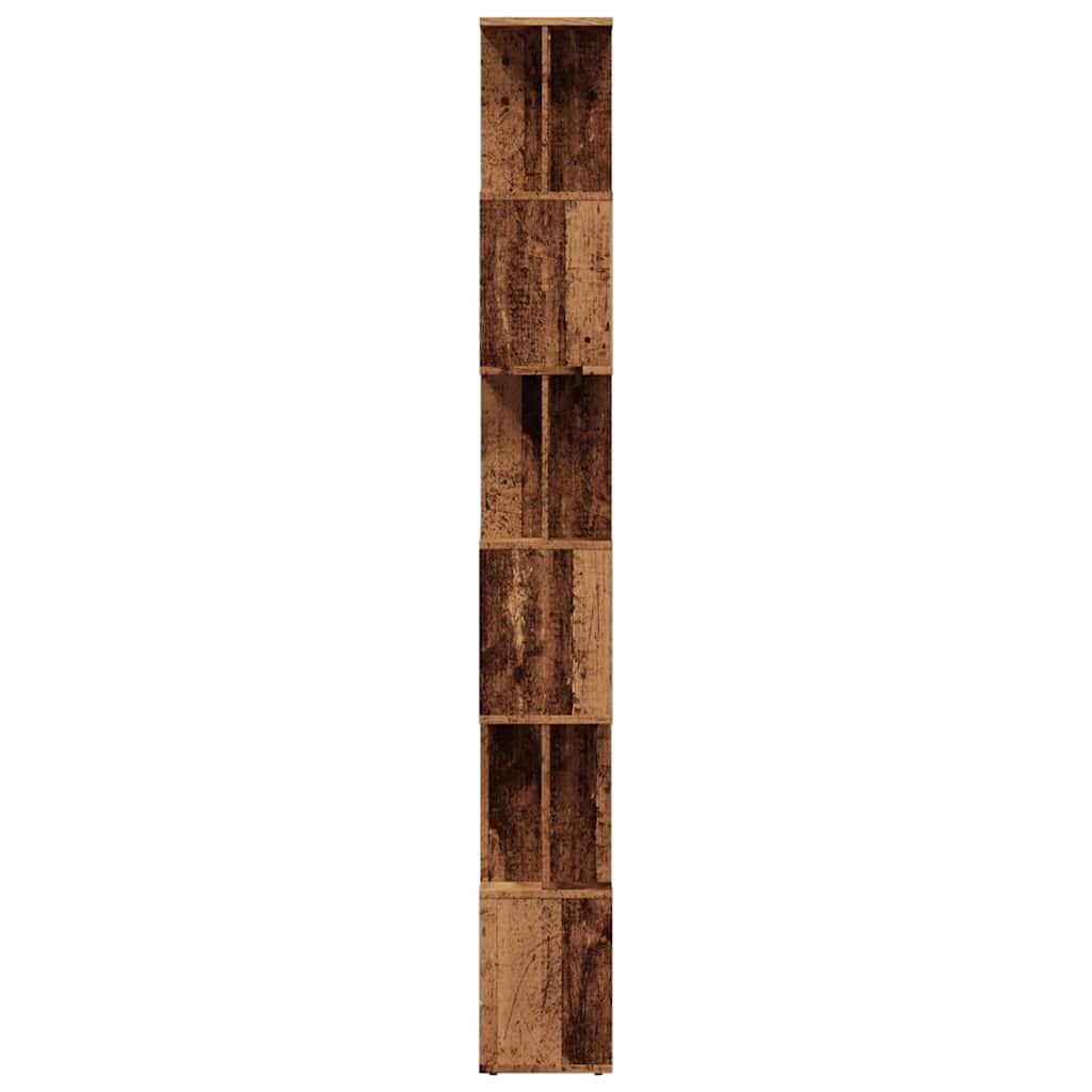 vidaXL Regał na książki, stare drewno, 80x24x192 cm