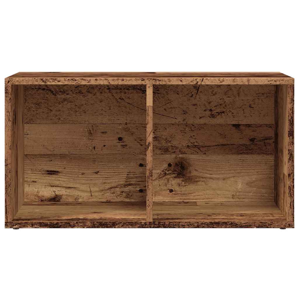 vidaXL LP Skrzynia, stare drewno, 69,5x34x36 cm