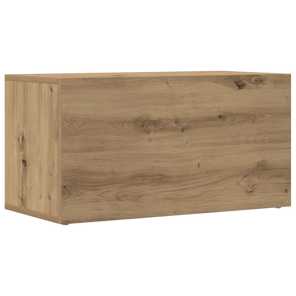 vidaXL LP Skrzynia, dąb artisan, 69,5x34x36 cm