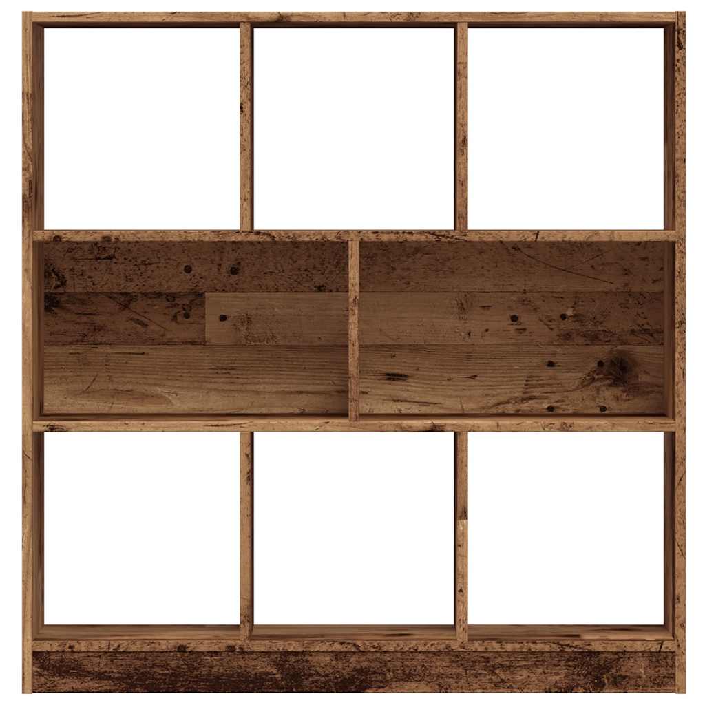 vidaXL Regał na książki, stare drewno, 97,5x29,5x100 cm