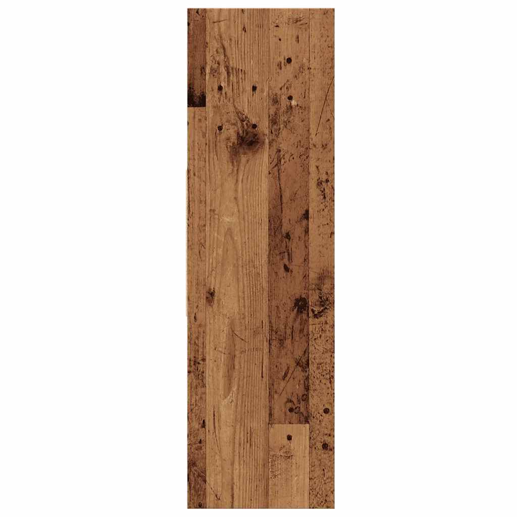vidaXL Regał na książki, stare drewno, 97,5x29,5x100 cm