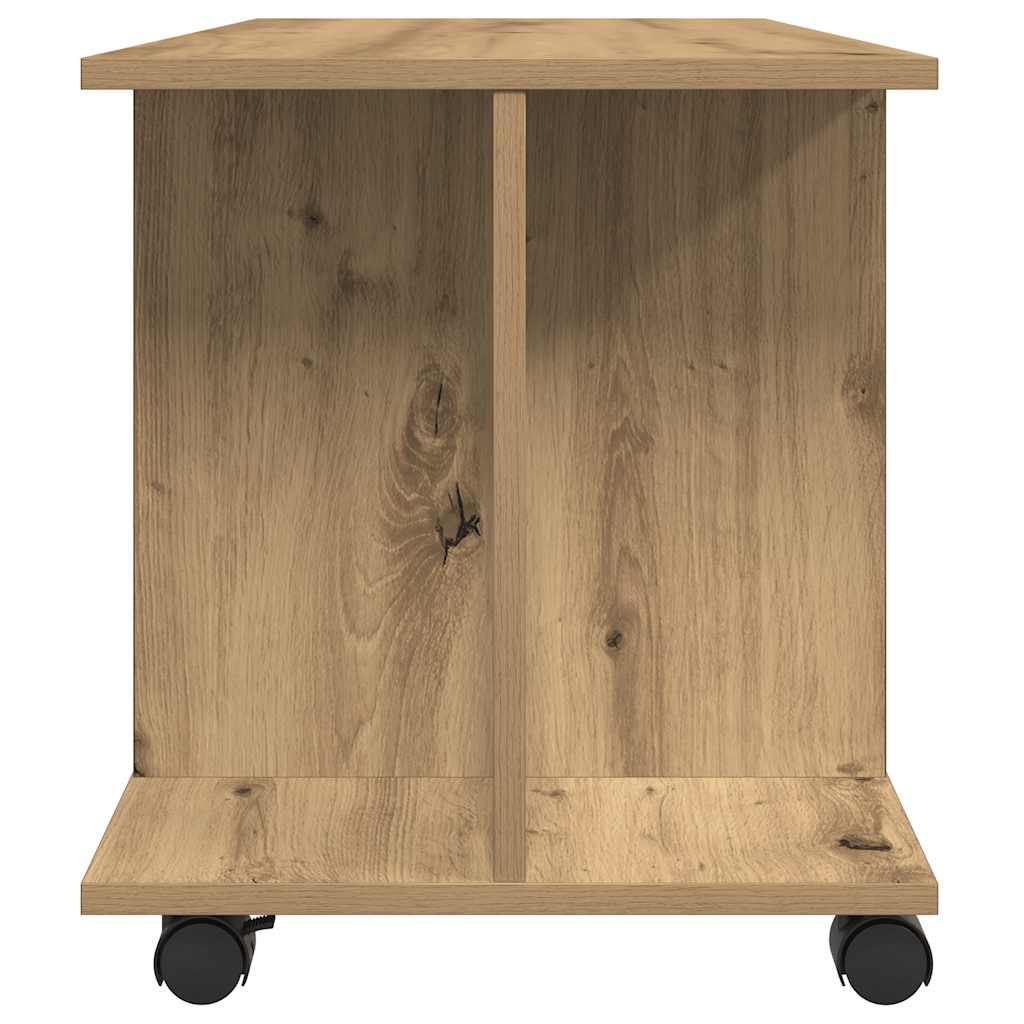 vidaXL Szafka pod TV, dąb artisan, 80x40x45cm, materiał drewnopochodny