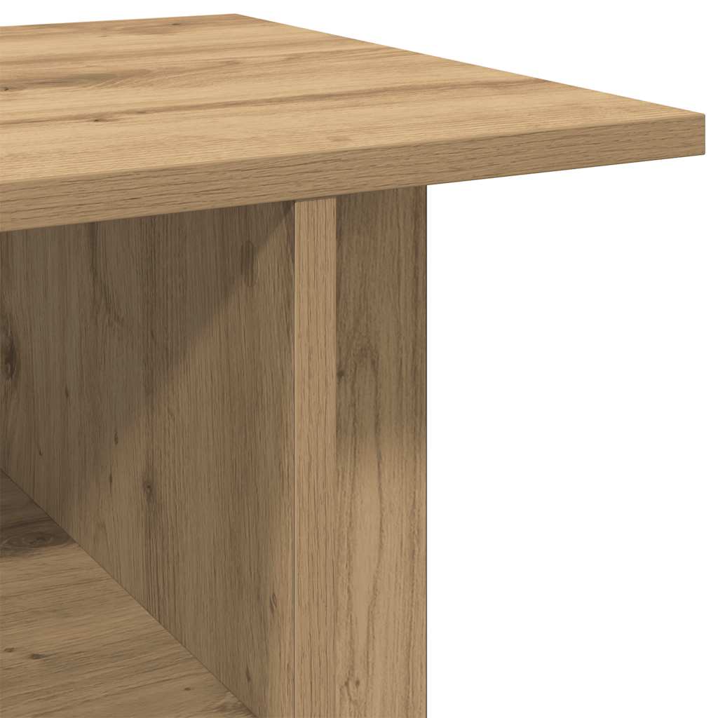 vidaXL Szafka pod TV, dąb artisan, 80x40x45cm, materiał drewnopochodny