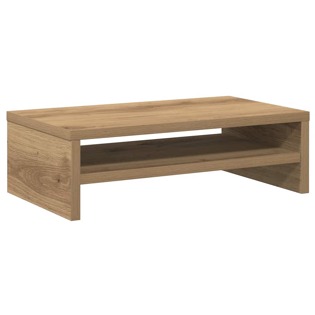 vidaXL Podstawka pod monitor, dąb artisan, 42x24x13 cm