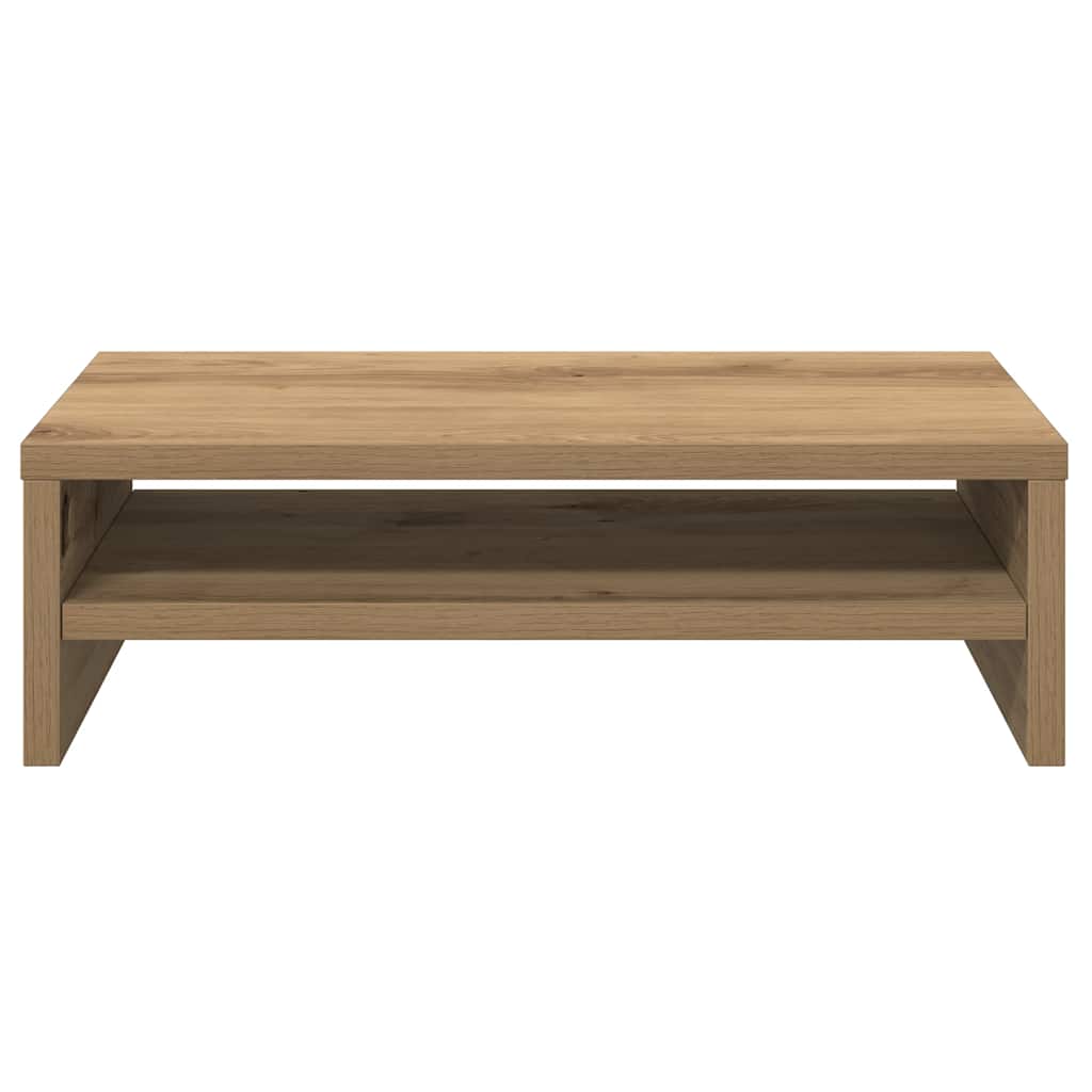 vidaXL Podstawka pod monitor, dąb artisan, 42x24x13 cm