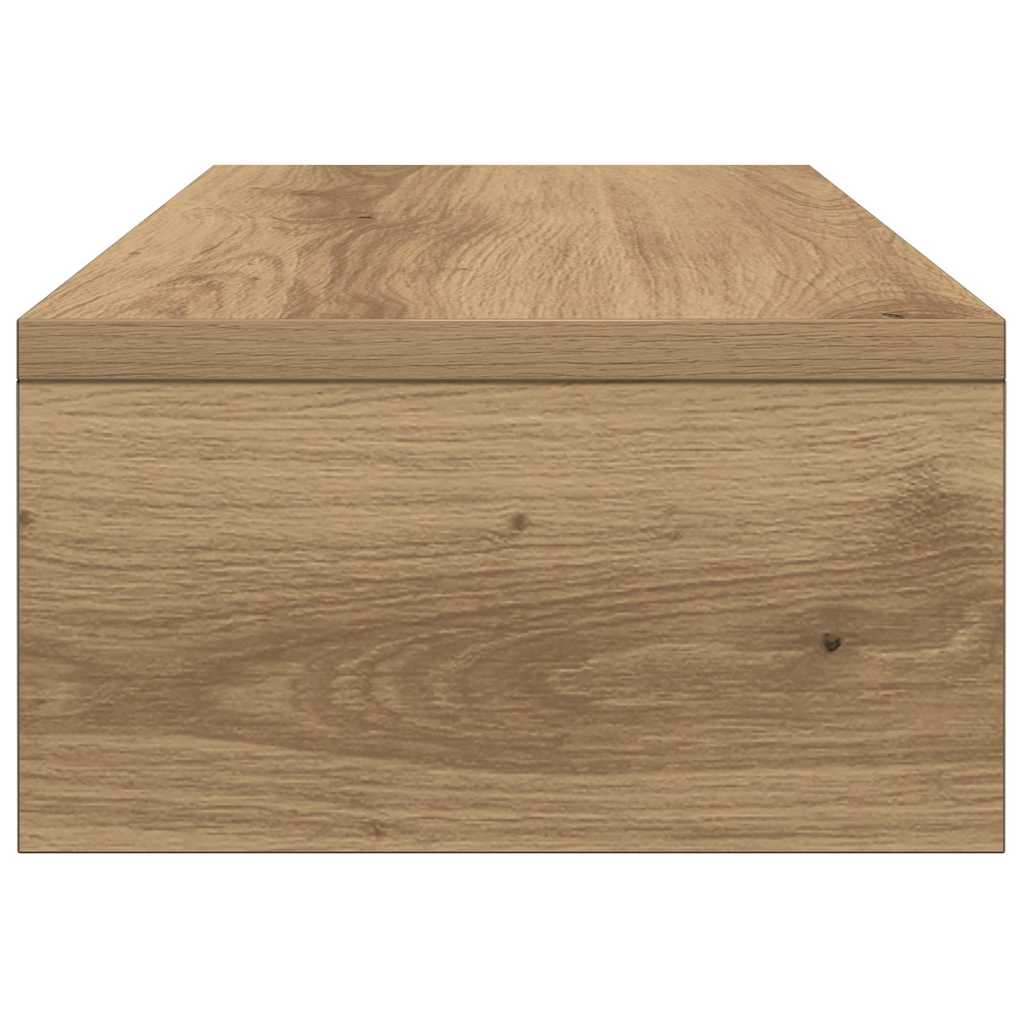 vidaXL Podstawka pod monitor, dąb artisan, 42x24x13 cm