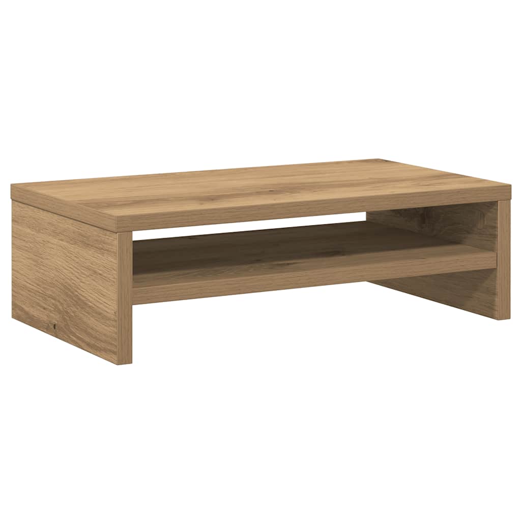 vidaXL Podstawka pod monitor, dąb artisan, 42x24x13 cm