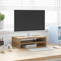 vidaXL Podstawka pod monitor, dąb artisan, 42x24x13 cm