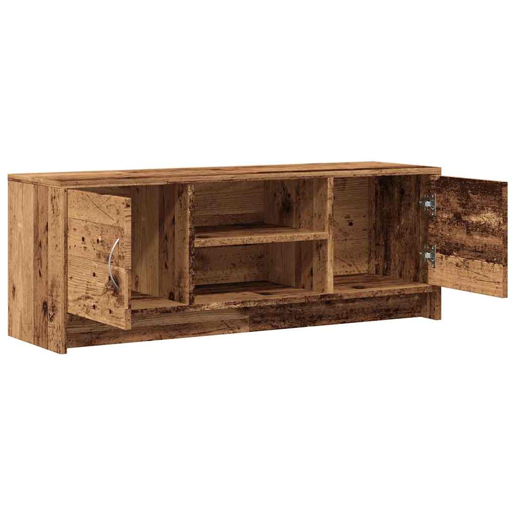 vidaXL Szafka TV, stare drewno, 102x30x37,5cm, materiał drewnopochodny