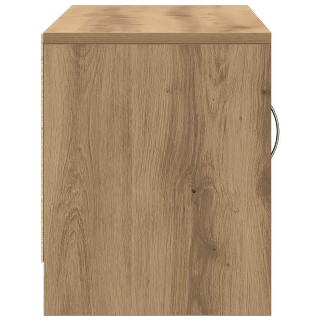vidaXL Szafka TV, dąb artisan, 102x30x37,5 cm, materiał drewnopochodny