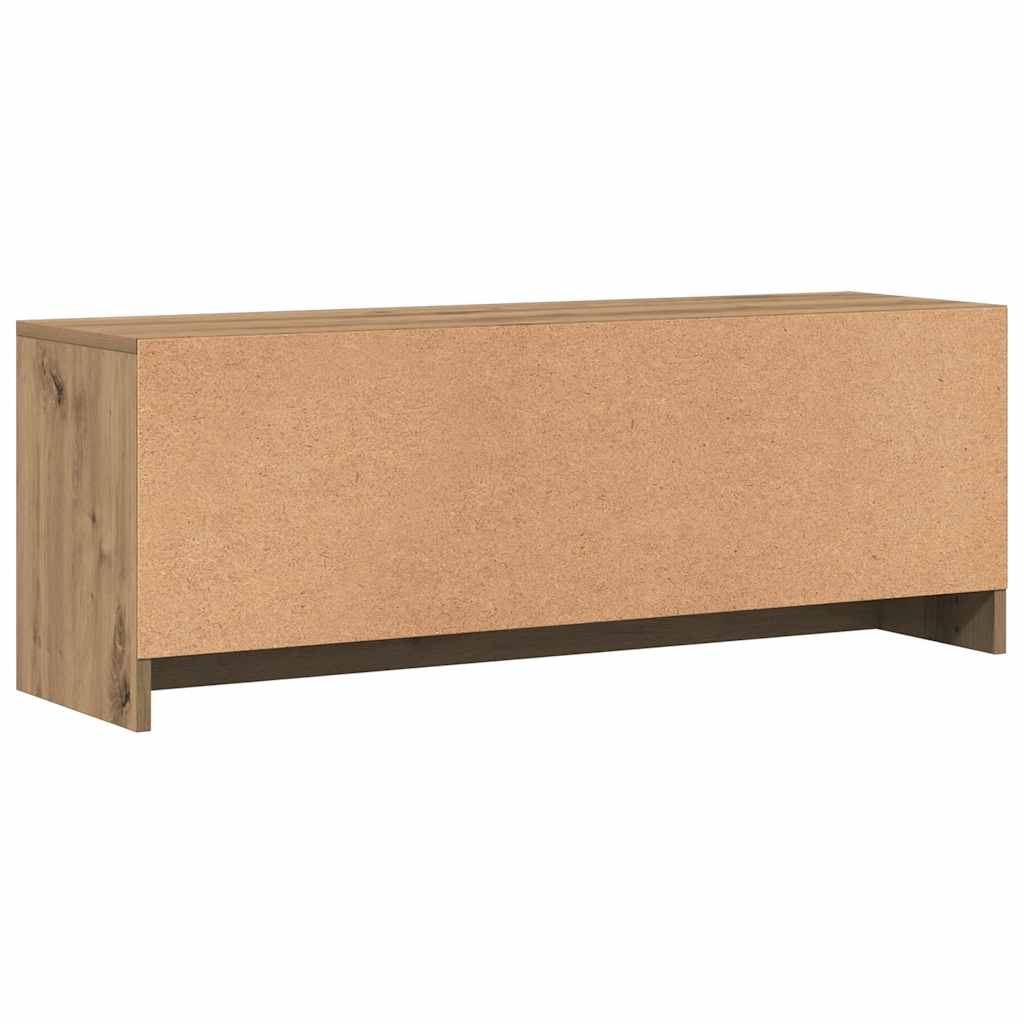 vidaXL Szafka TV, dąb artisan, 102x30x37,5 cm, materiał drewnopochodny