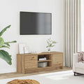 vidaXL Szafka TV, dąb artisan, 102x30x37,5 cm, materiał drewnopochodny