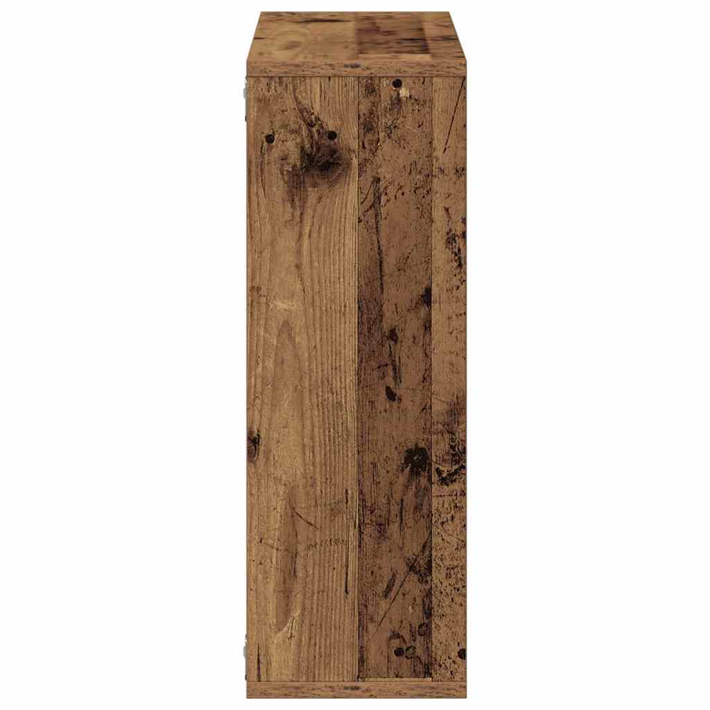 vidaXL Półka ścienna, stare drewno, 104x20x58,5 cm