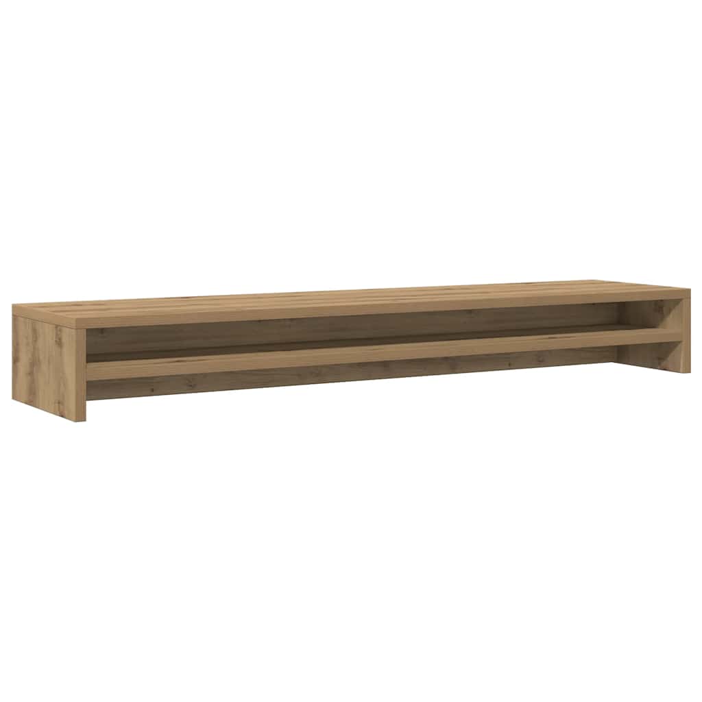 vidaXL Podstawka pod monitor Artisan Oak 100x24x13 cm Drewno konstrukcyjne