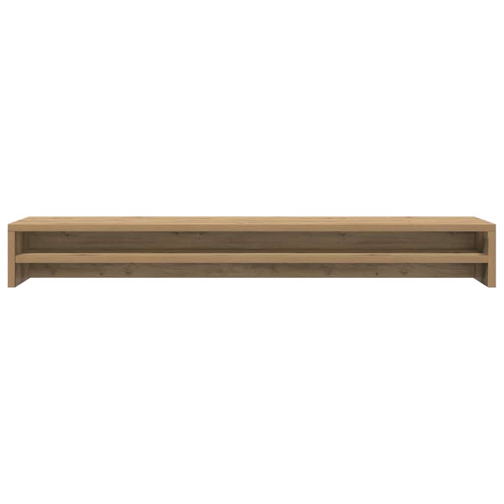 vidaXL Podstawka pod monitor Artisan Oak 100x24x13 cm Drewno konstrukcyjne