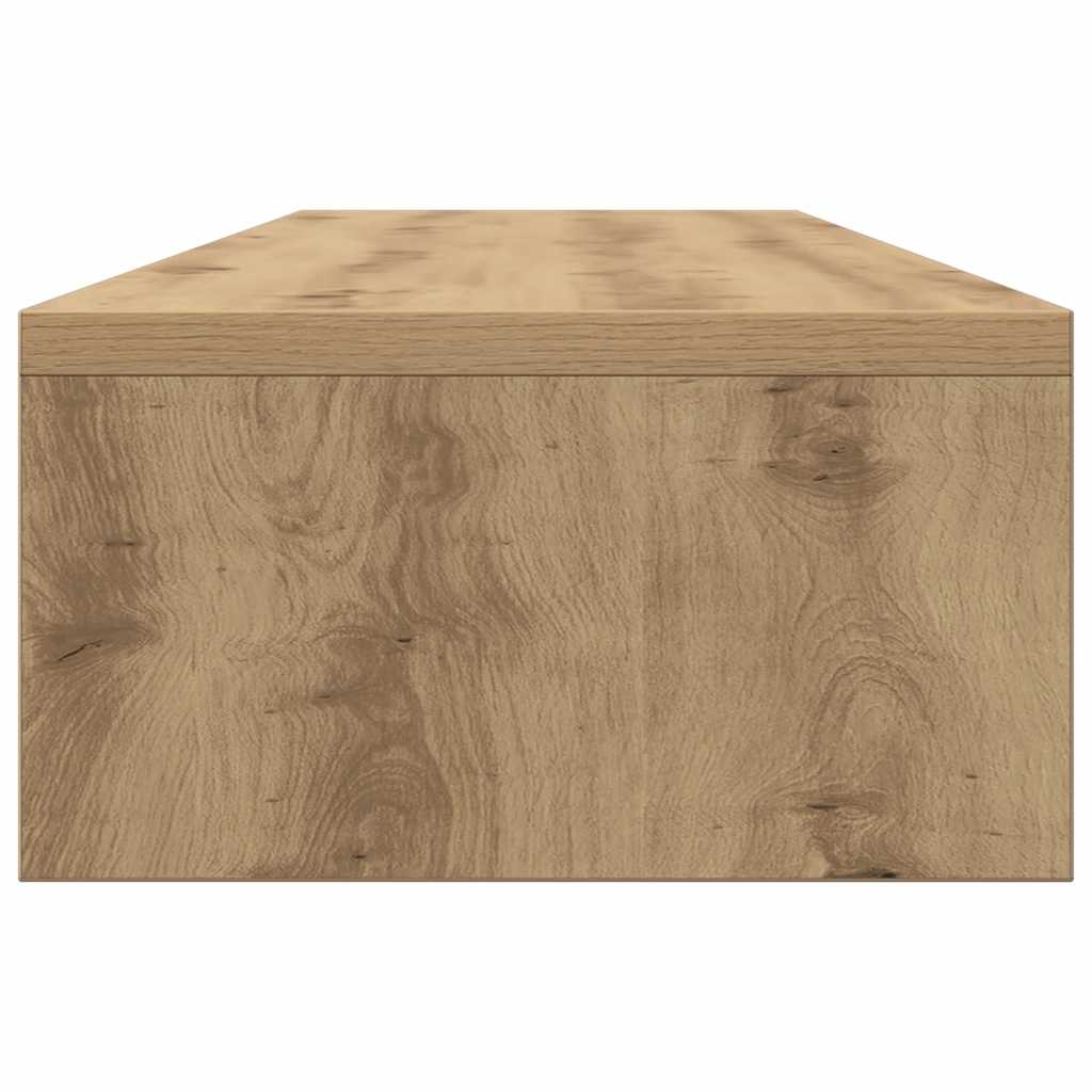 vidaXL Podstawka pod monitor Artisan Oak 100x24x13 cm Drewno konstrukcyjne