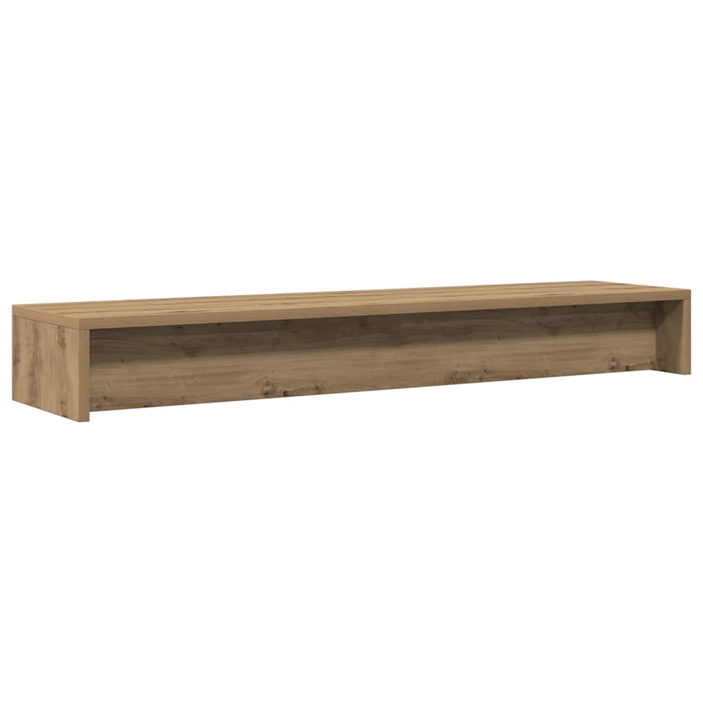 vidaXL Podstawka pod monitor Artisan Oak 100x24x13 cm Drewno konstrukcyjne