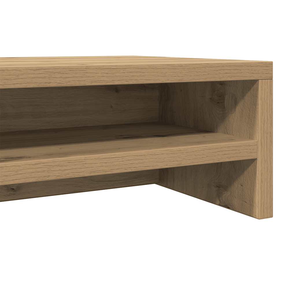 vidaXL Podstawka pod monitor Artisan Oak 100x24x13 cm Drewno konstrukcyjne