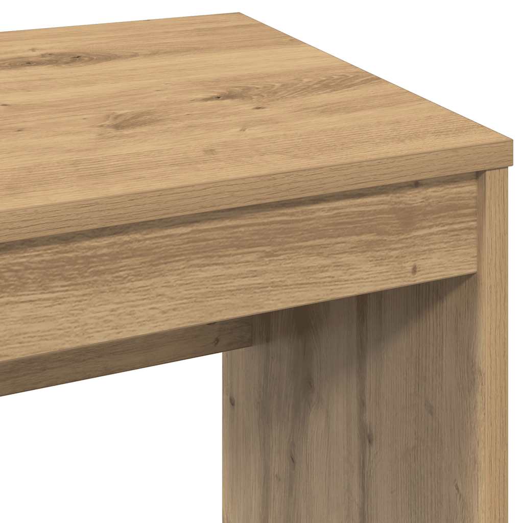 vidaXL Biurko, dąb artisan, 90x40x72 cm, materiał drewnopochodny