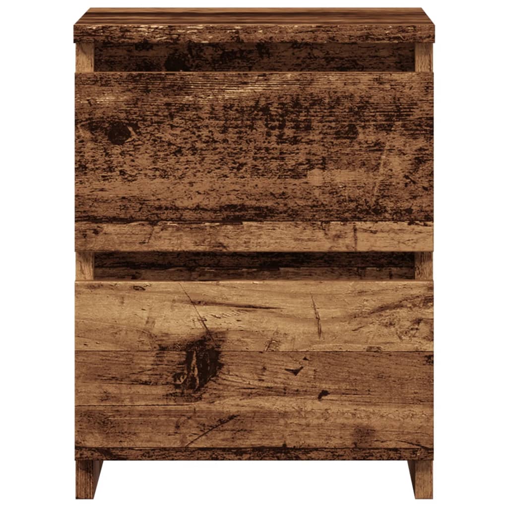 vidaXL Szafki nocne, 2 szt., stare drewno, 30x30x40 cm