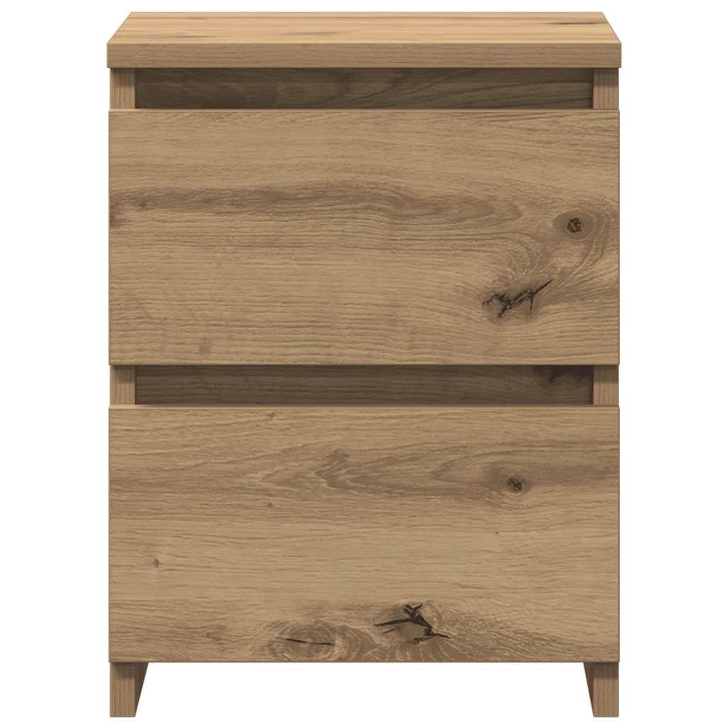 vidaXL Szafka nocna, dąb artisan, 30x30x40 cm, materiał drewnopochodny