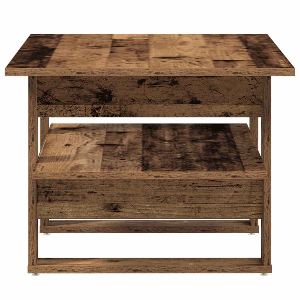 vidaXL Stolik kawowy, stare drewno, 102x55x42 cm