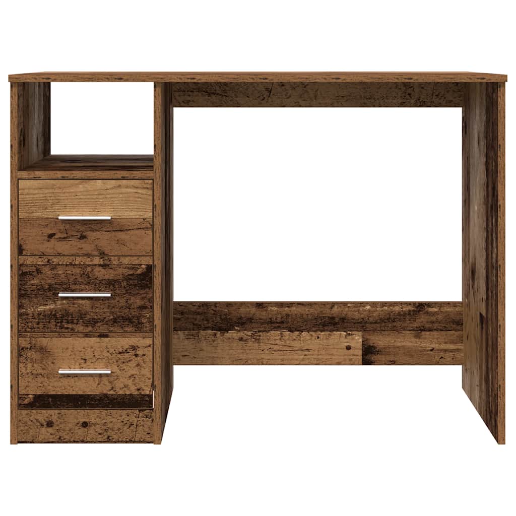 vidaXL Biurko, stare drewno, 102x50x76 cm, materiał drewnopochodny