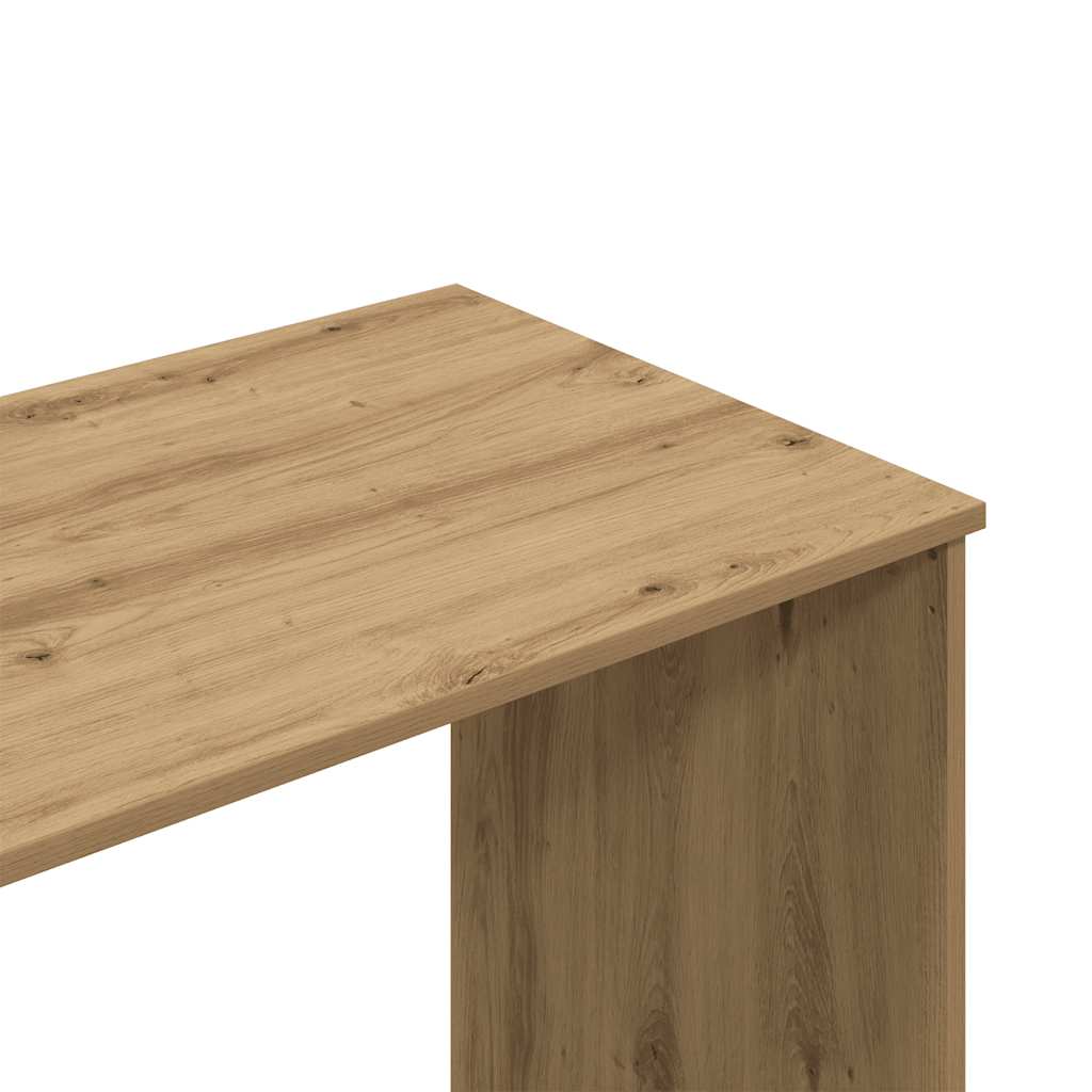 vidaXL Biurko, dąb artisan, 102x50x76 cm, materiał drewnopochodny