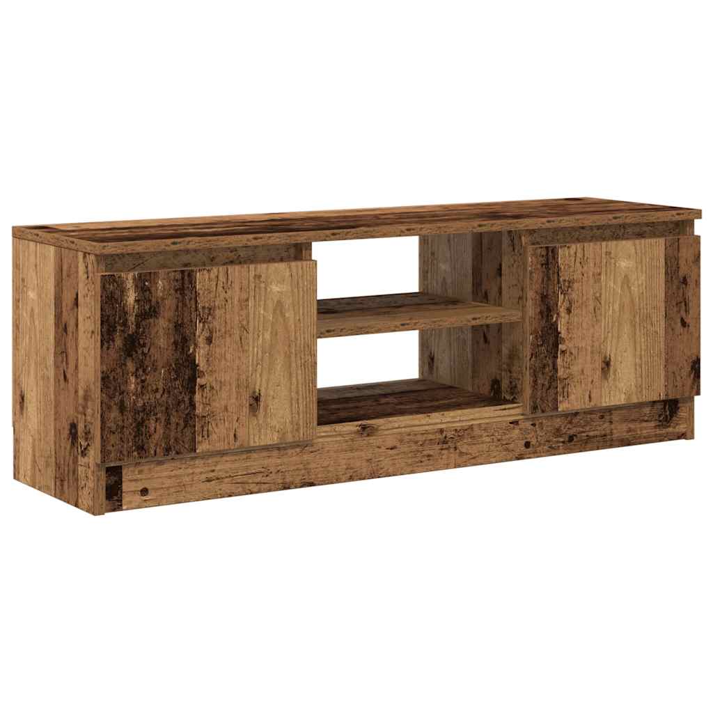 vidaXL Szafka TV, stare drewno, 102x30x36 cm, materiał drewnopochodny