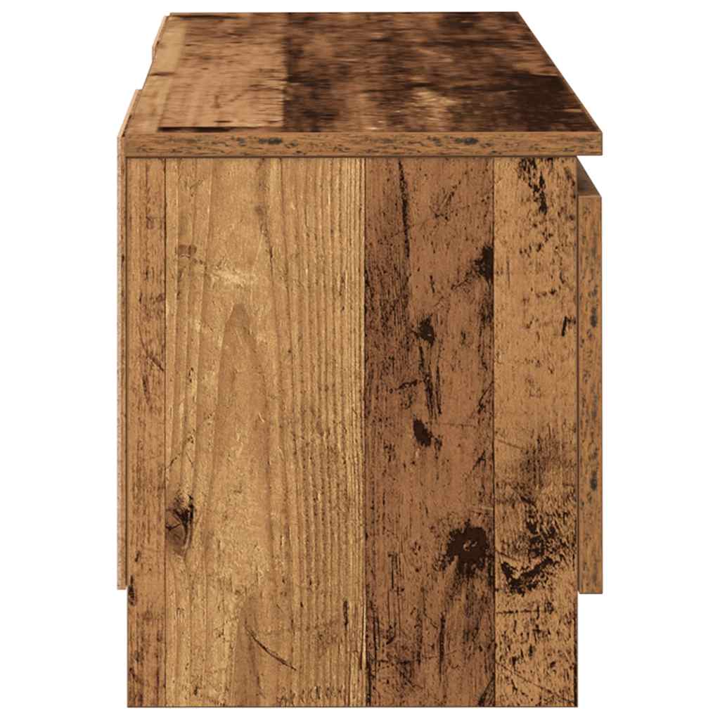 vidaXL Szafka TV, stare drewno, 102x30x36 cm, materiał drewnopochodny