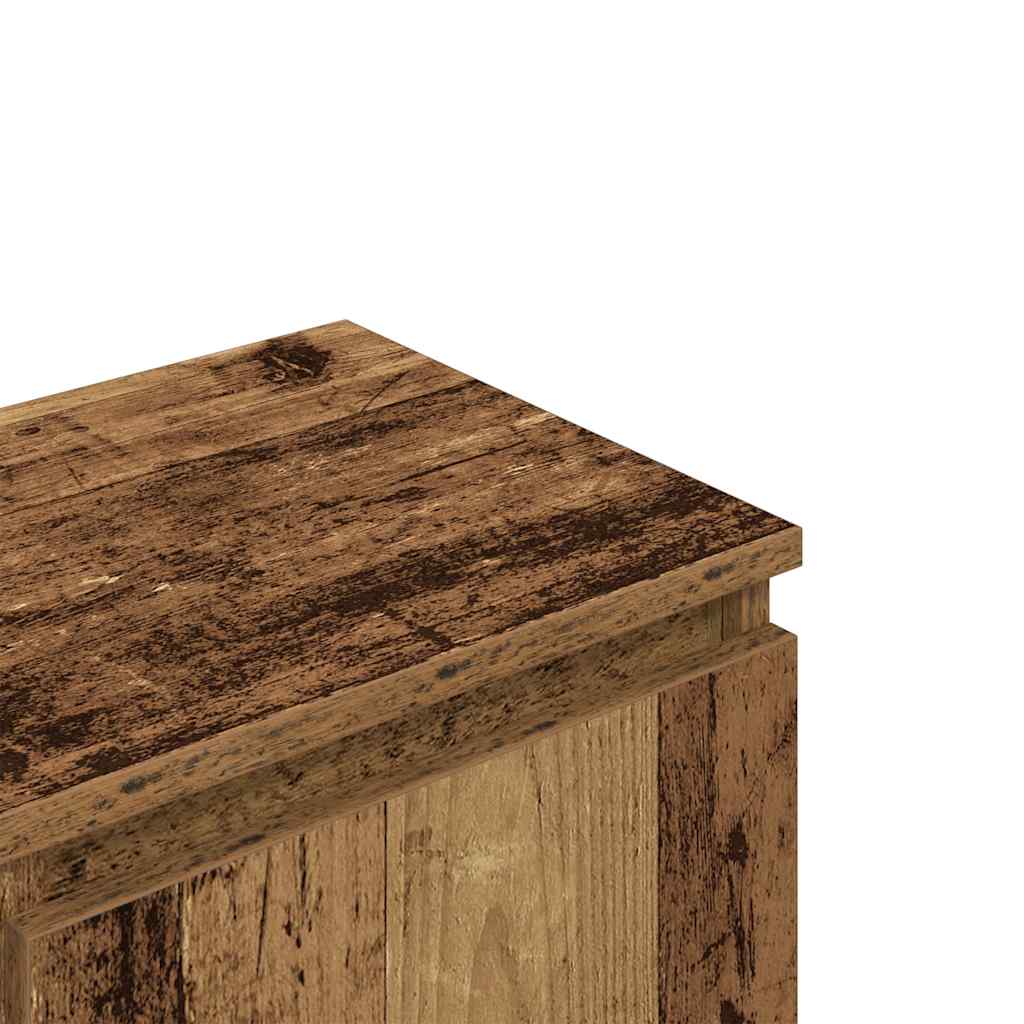 vidaXL Szafka TV, stare drewno, 102x30x36 cm, materiał drewnopochodny
