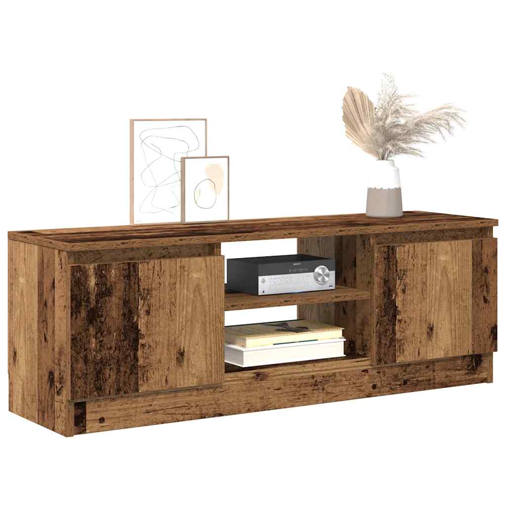vidaXL Szafka TV, stare drewno, 102x30x36 cm, materiał drewnopochodny