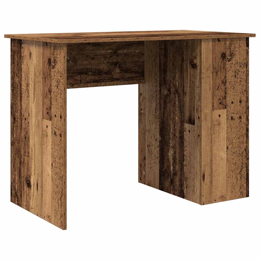 vidaXL Biurko, stare drewno, 100x55x75 cm, materiał drewnopochodny