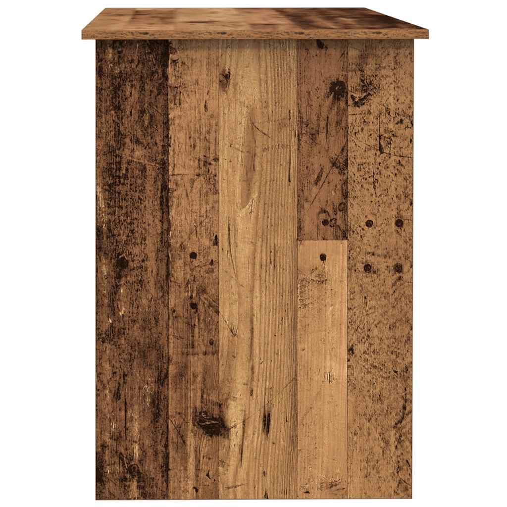 vidaXL Biurko, stare drewno, 100x55x75 cm, materiał drewnopochodny