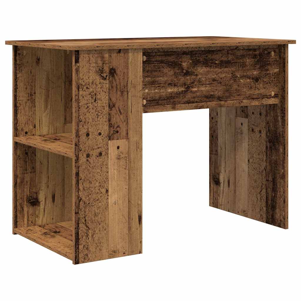 vidaXL Biurko, stare drewno, 100x55x75 cm, materiał drewnopochodny